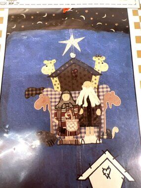 Noah The Mrs. & His Critters Applique Pattern By The Whole Country Caboodle 1996